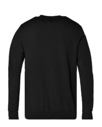 dunkelgraues bedrucktes Sweatshirt von CODE-ZERO