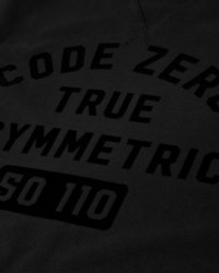 dunkelgraues bedrucktes Sweatshirt von CODE-ZERO