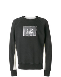 dunkelgraues bedrucktes Sweatshirt von CP Company