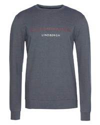 dunkelgraues bedrucktes Sweatshirt von Lindbergh