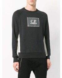 dunkelgraues bedrucktes Sweatshirt von CP Company