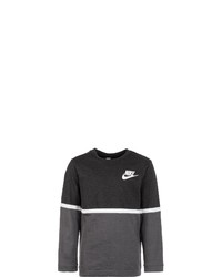 dunkelgraues bedrucktes Sweatshirt von Nike Sportswear