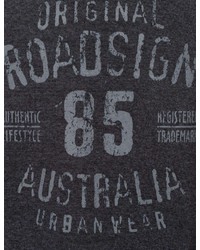 dunkelgraues bedrucktes Sweatshirt von ROADSIGN australia