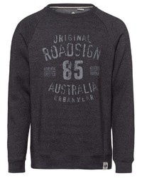 dunkelgraues bedrucktes Sweatshirt von ROADSIGN australia