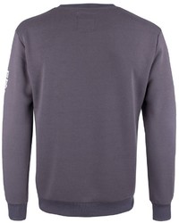 dunkelgraues bedrucktes Sweatshirt von SOULSTAR