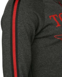 dunkelgraues bedrucktes Sweatshirt von TOP GUN