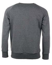 dunkelgraues bedrucktes Sweatshirt von TOP GUN