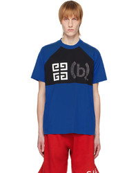 dunkelgraues bedrucktes T-Shirt mit einem Rundhalsausschnitt von Givenchy