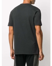 dunkelgraues bedrucktes T-Shirt mit einem Rundhalsausschnitt von Levi's