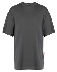 dunkelgraues bedrucktes T-Shirt mit einem Rundhalsausschnitt von Stance