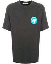 dunkelgraues bedrucktes T-Shirt mit einem Rundhalsausschnitt von UNDERCOVE