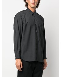 dunkelgraues Businesshemd von Comme Des Garcons SHIRT