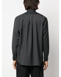 dunkelgraues Businesshemd von Comme Des Garcons SHIRT