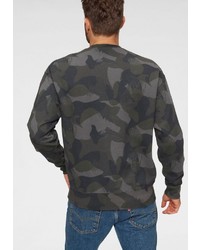 dunkelgraues Camouflage Sweatshirt von Levi's