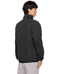 dunkelgraues Fleece-Sweatshirt von Canada Goose