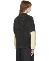 dunkelgraues Fleece-Sweatshirt von District Vision