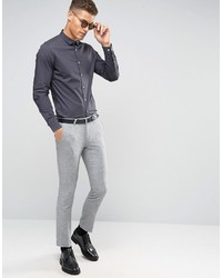 dunkelgraues Hemd von Asos