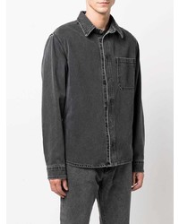 dunkelgraues Jeanshemd von Off-White