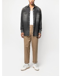 dunkelgraues Jeanshemd von Golden Goose