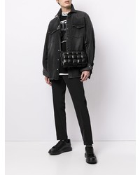 dunkelgraues Jeanshemd von Sacai