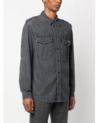 dunkelgraues Jeanshemd von MARANT