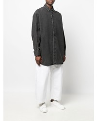 dunkelgraues Jeanshemd von FEAR OF GOD ESSENTIALS