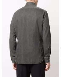 dunkelgraues Jeanshemd von Tom Ford