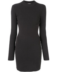 dunkelgraues Kleid von Dion Lee