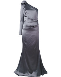 dunkelgraues Kleid von Talbot Runhof