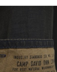 dunkelgraues Langarmhemd von Camp David