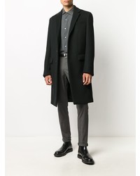 dunkelgraues Langarmhemd von Ermenegildo Zegna