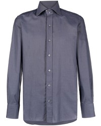 dunkelgraues Langarmhemd von Tom Ford