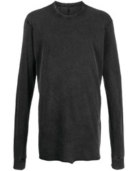 dunkelgraues Langarmshirt von 11 By Boris Bidjan Saberi