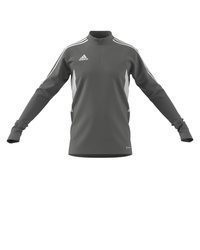 dunkelgraues Langarmshirt von adidas Performance
