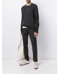 dunkelgraues Langarmshirt von rag & bone