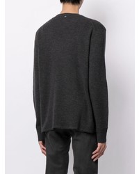 dunkelgraues Langarmshirt von rag & bone