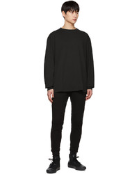 dunkelgraues Langarmshirt von John Elliott