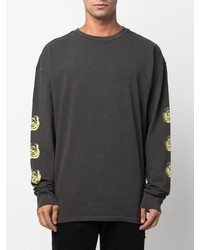 dunkelgraues Langarmshirt von Ksubi