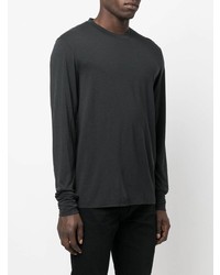 dunkelgraues Langarmshirt von Tom Ford