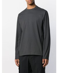 dunkelgraues Langarmshirt von Y-3