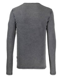 dunkelgraues Langarmshirt von Diesel