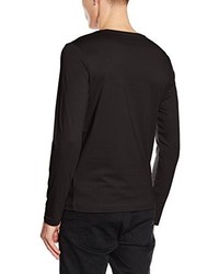 dunkelgraues Langarmshirt von s.Oliver