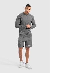 dunkelgraues Langarmshirt von Smilodox