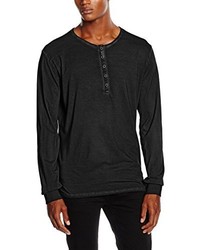 dunkelgraues Langarmshirt von Sublevel