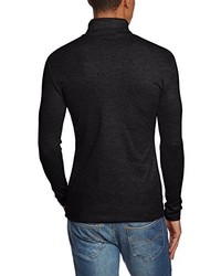 dunkelgraues Langarmshirt von Trigema