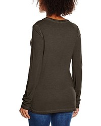 dunkelgraues Langarmshirt von Urban Surface