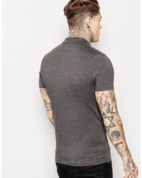 dunkelgraues Polohemd von Asos