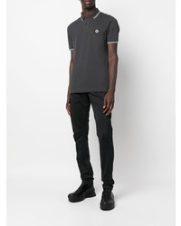 dunkelgraues Polohemd von Stone Island