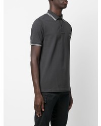 dunkelgraues Polohemd von Stone Island