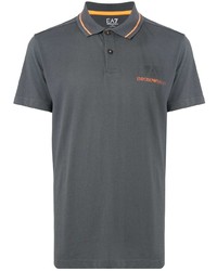 dunkelgraues Polohemd von Ea7 Emporio Armani